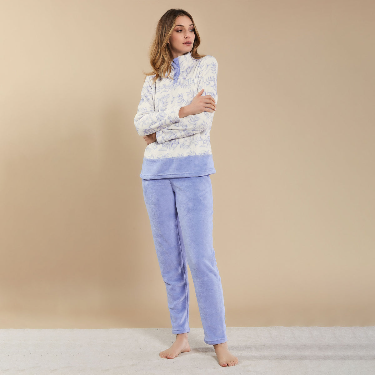 Pigiama donna collo alto coral Laura Biagiotti BPJ96699S