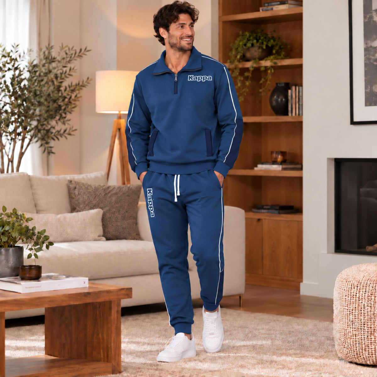 Pigiama uomo/ragazzo stile tuta felpato Kappa KMW26509