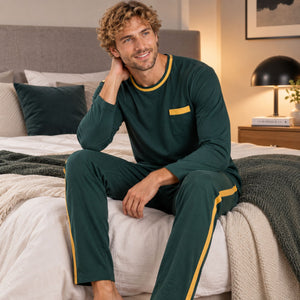 Pigiama uomo in 100% caldo cotone Lovable L0F48