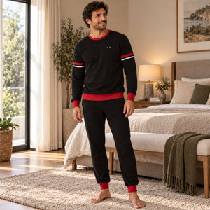Pigiama uomo in caldo cotone minimal Lovable L0F5O