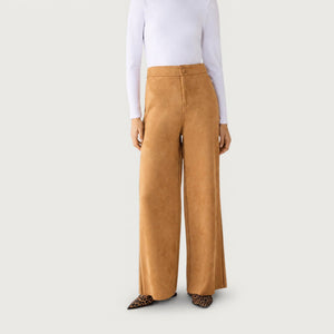 Pantalone donna scamosciato vita alta a palazzo Ysabel Mora 70477