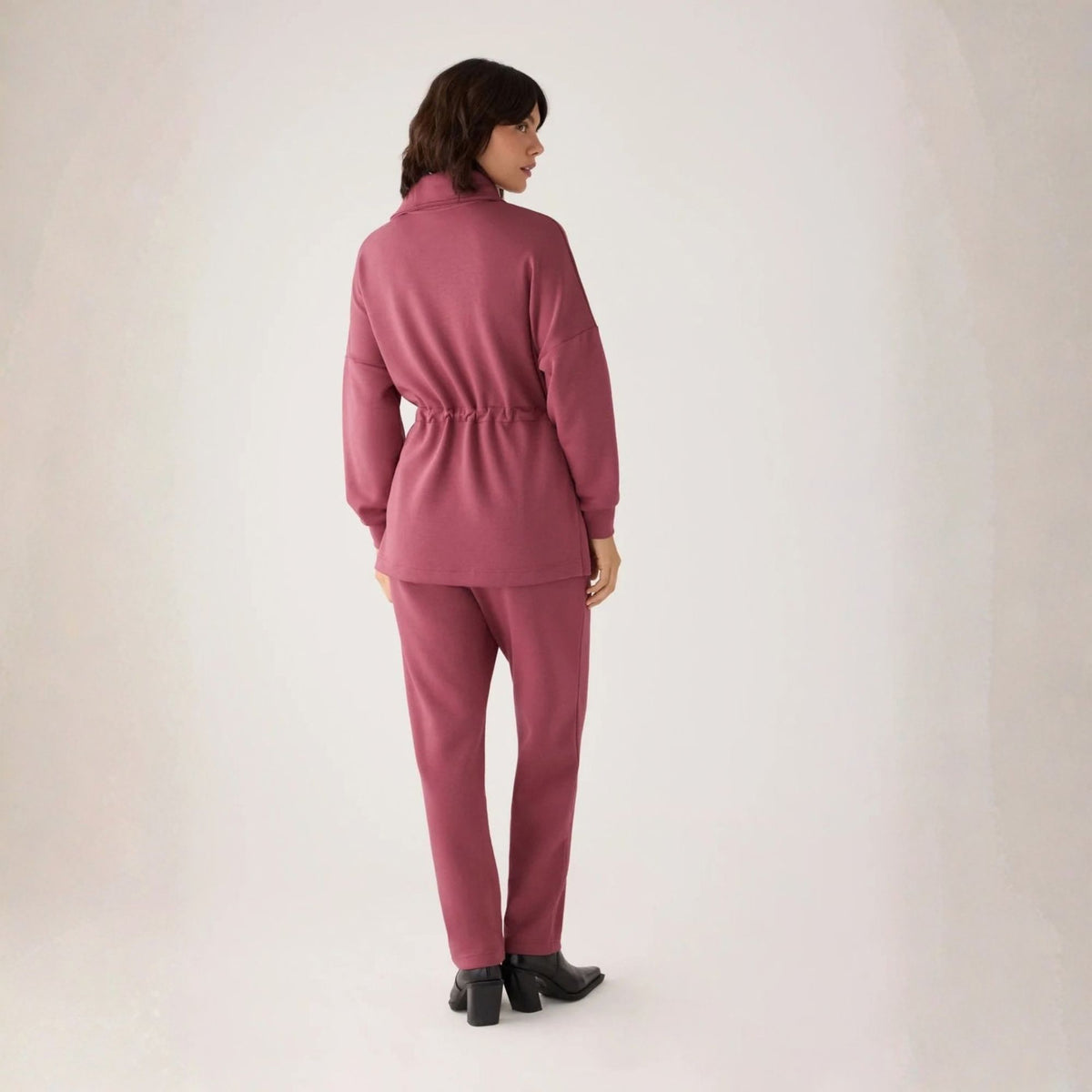 Felpa con mezza zip felpata Ysabel Mora 70741
