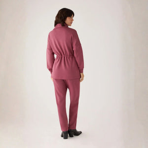 Felpa con mezza zip felpata Ysabel Mora 70741