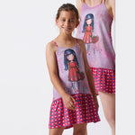 Camicia da notte bimba abitino Santoro Gorjuss 51543