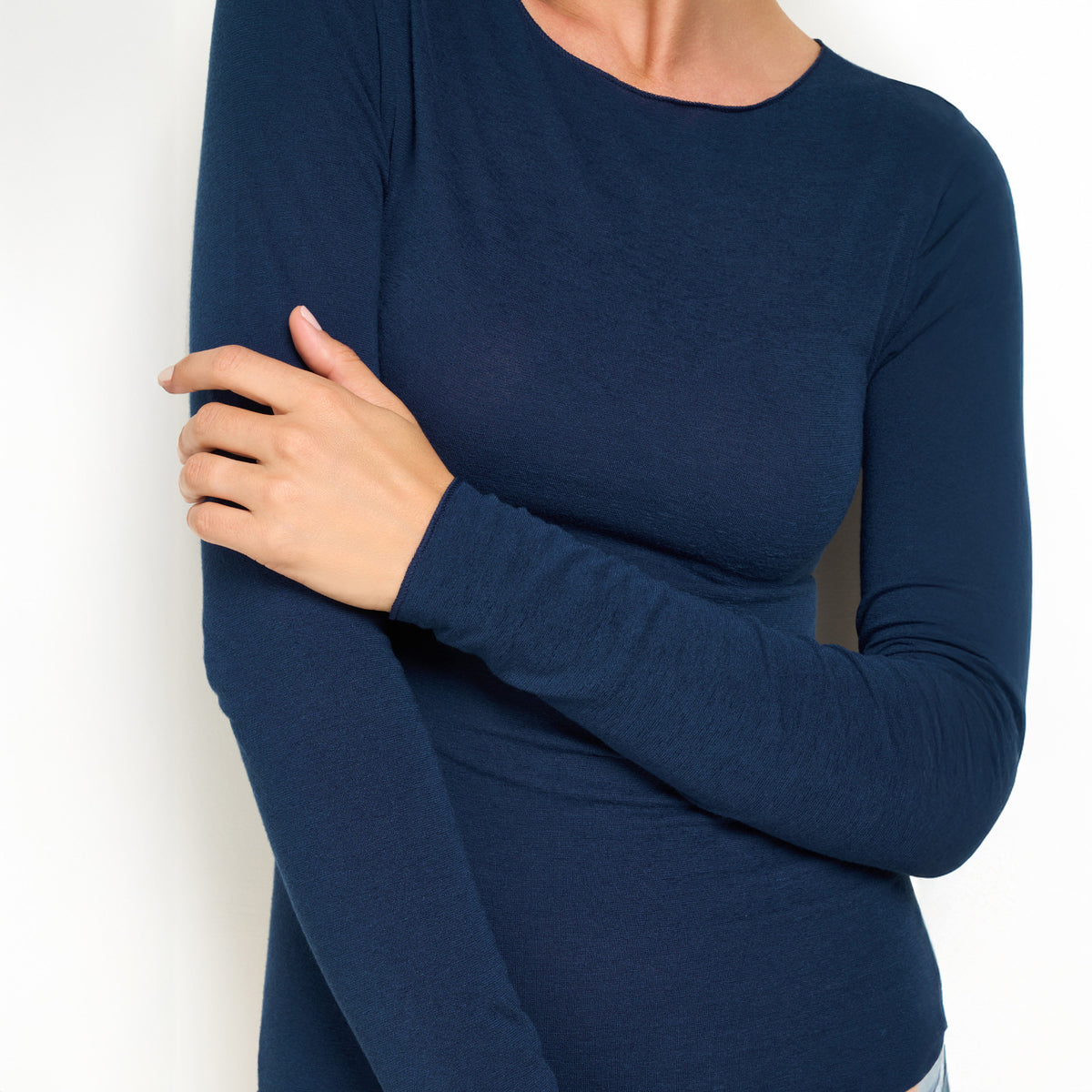 Maglia donna cachemere scollo a barca Philippe Matignon Leger