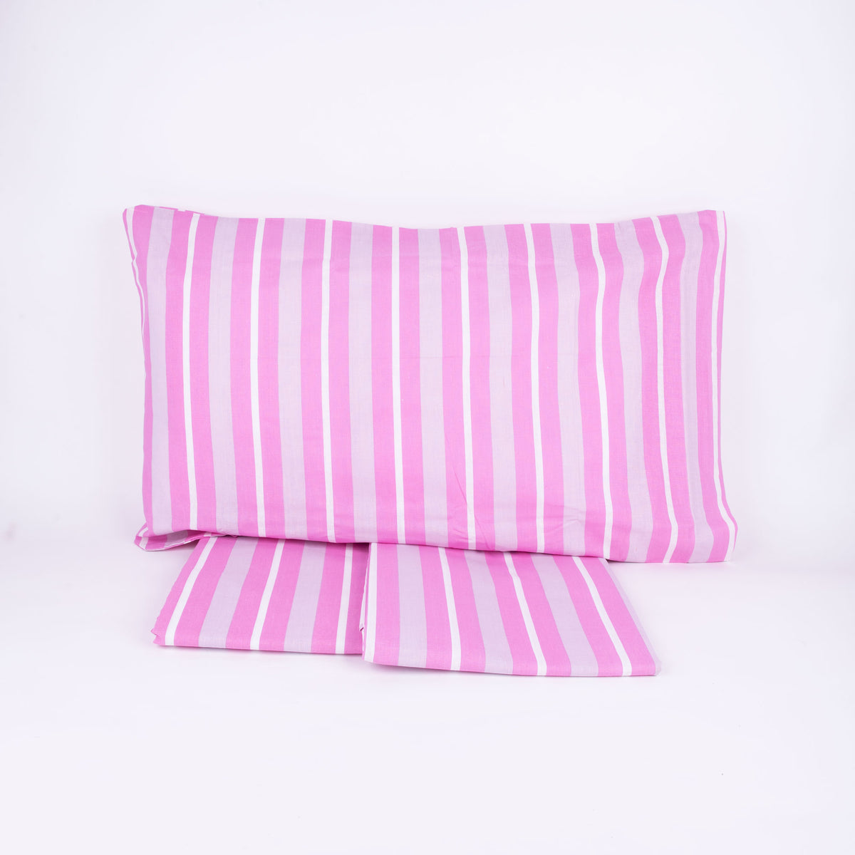 Completo letto Pompea Tidy lenzuola sopra sotto con angoli federa rosa