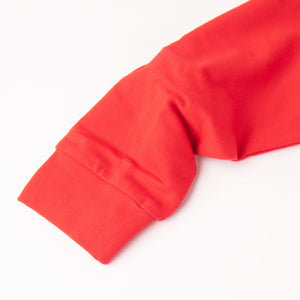 Felpa donna natalizia Admas 56111 caldo cotone felpato rossa
