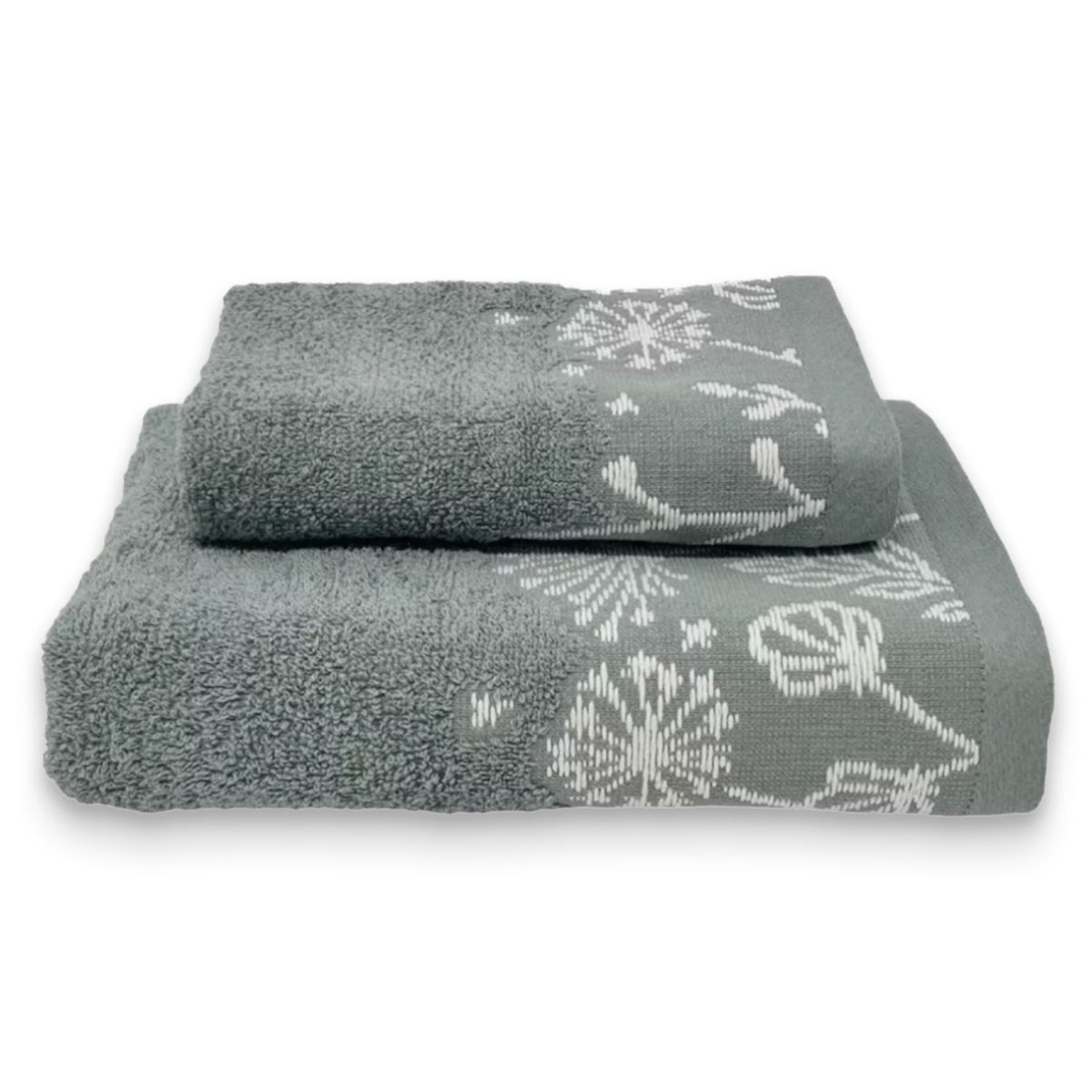 Vingi set asciugamani viso + ospite Aisha cotone