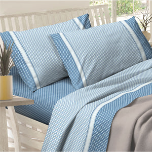 Lenzuola Preziosa letto cotone singolo matrimoniale Alba dis. 20