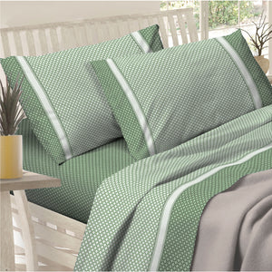 Lenzuola Preziosa letto cotone singolo matrimoniale Alba dis. 20
