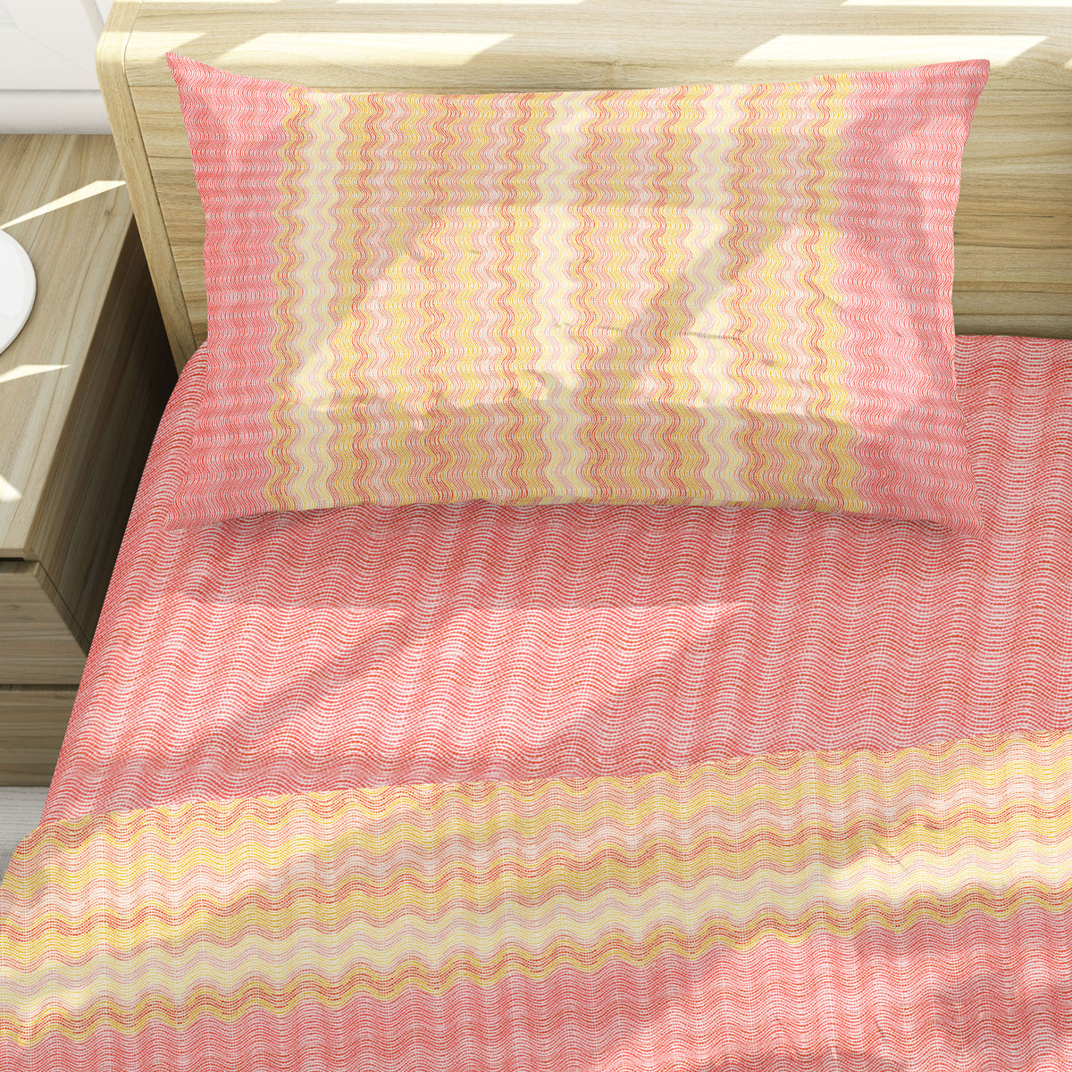 Lenzuola Preziosa letto cotone singolo matrimoniale Alba dis. 46