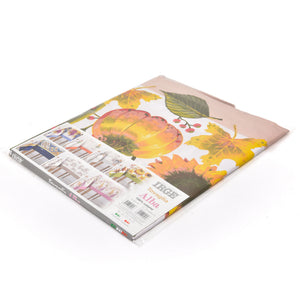 Tovaglia in cotone zucca girasoli foglie Alba Girasole Irge sabbia
