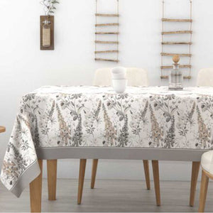 Tovaglia in cotone lavanda margherite Alba Vanilla Irge grigio