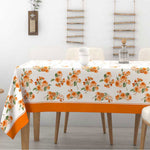 Tovaglia in cotone rose Alba Peonia Irge colore arancio