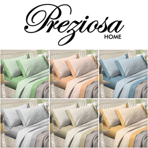 Lenzuola Preziosa letto cotone Alba dis.34