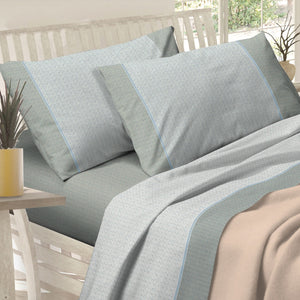 Lenzuola Preziosa letto cotone Alba dis.45