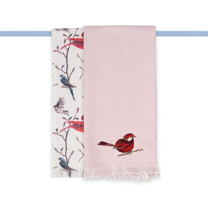 Strofinacci Vingi per cucina 100% cotone Alexandra uccellini 2 pz