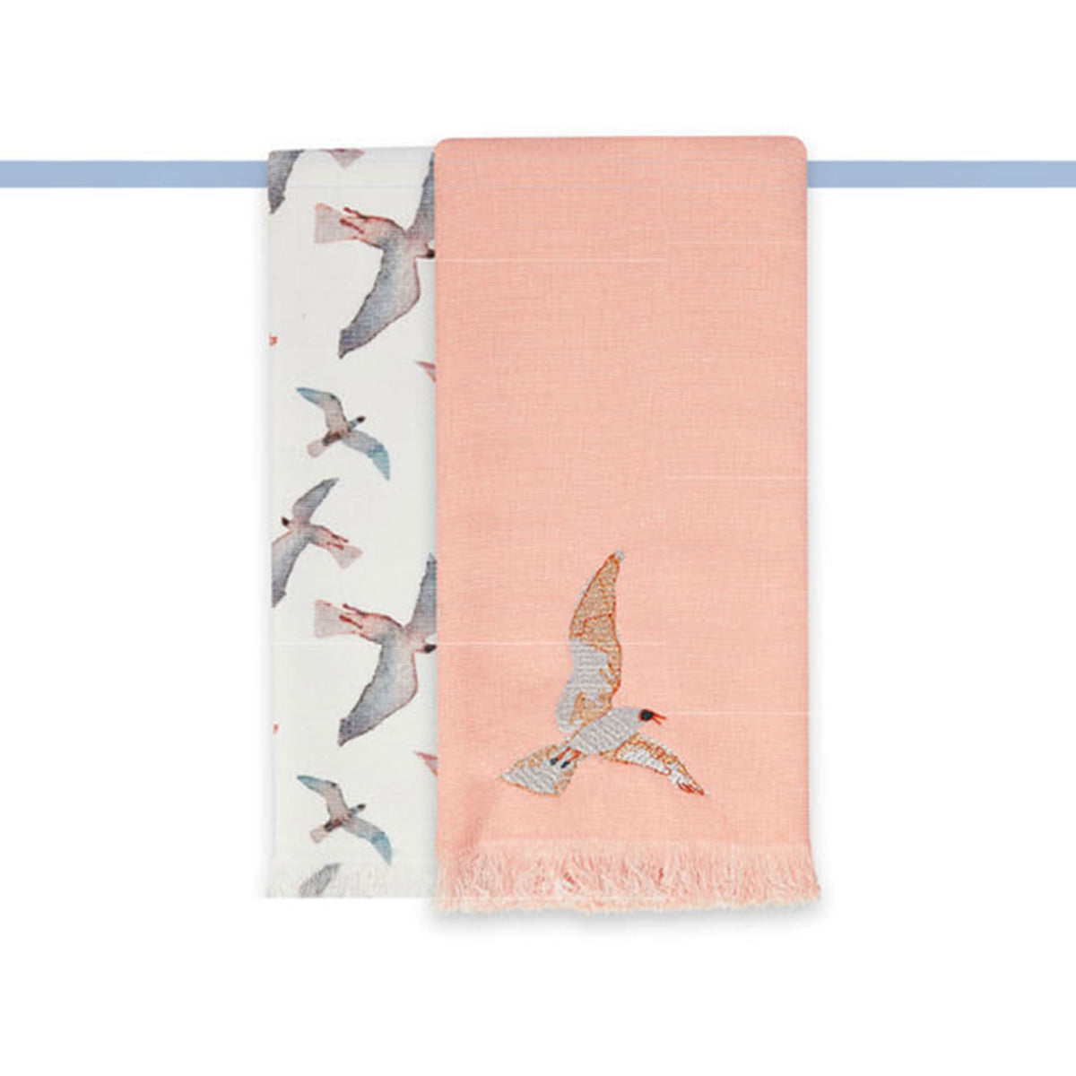 Strofinacci Vingi per cucina 100% cotone Alexandra uccelli 2 pz