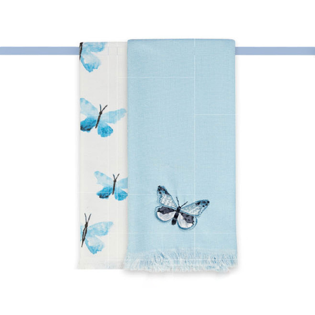 Strofinacci Vingi per cucina 100% cotone Alexandra farfalle 2 pz