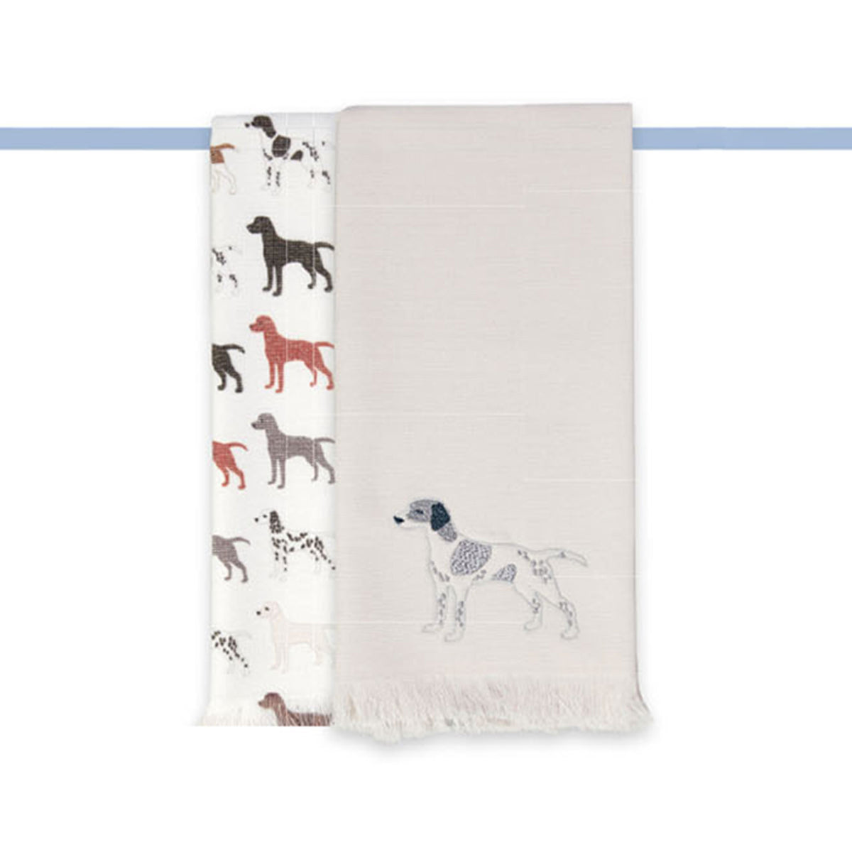 Strofinacci Vingi per cucina 100% cotone Alexandra cani 2 pz