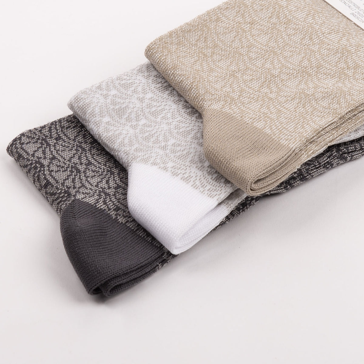 Calze donna Leon d'oro Amalia 527 Var A cotone assortite