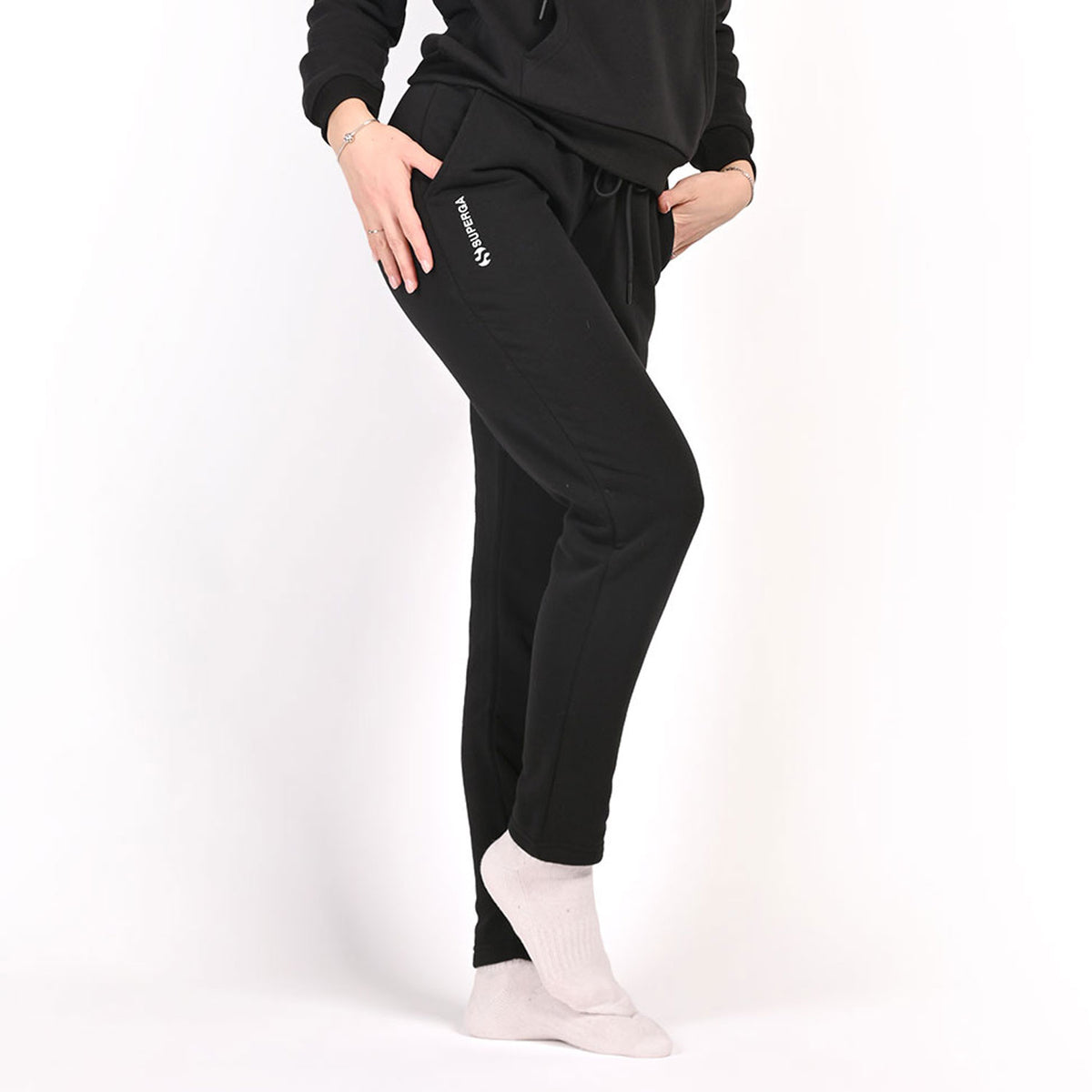Pantaloni tuta donna felpati Superga SWW25792