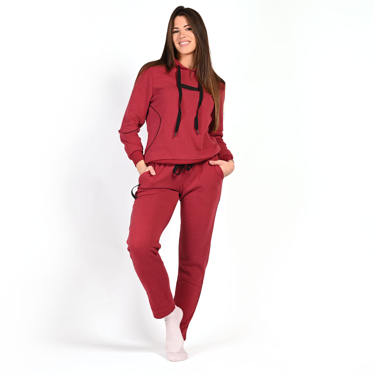 Tuta Donna felpata con cappuccio Superga SWW25761