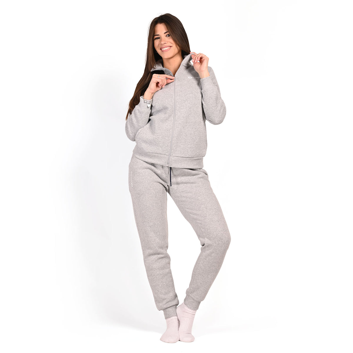 Tuta donna con zip in cotone felpato Superga SWW25802
