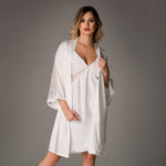 Parure sposa kimono + sottoveste pizzo Anna Lunatica