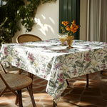 Tovaglia antimacchia con piante tropicali e fiori Vingi Giorgia dis. Garden