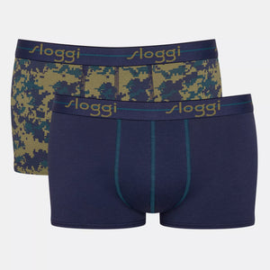 Boxer uomo sloggi short hipster 2 pezzi