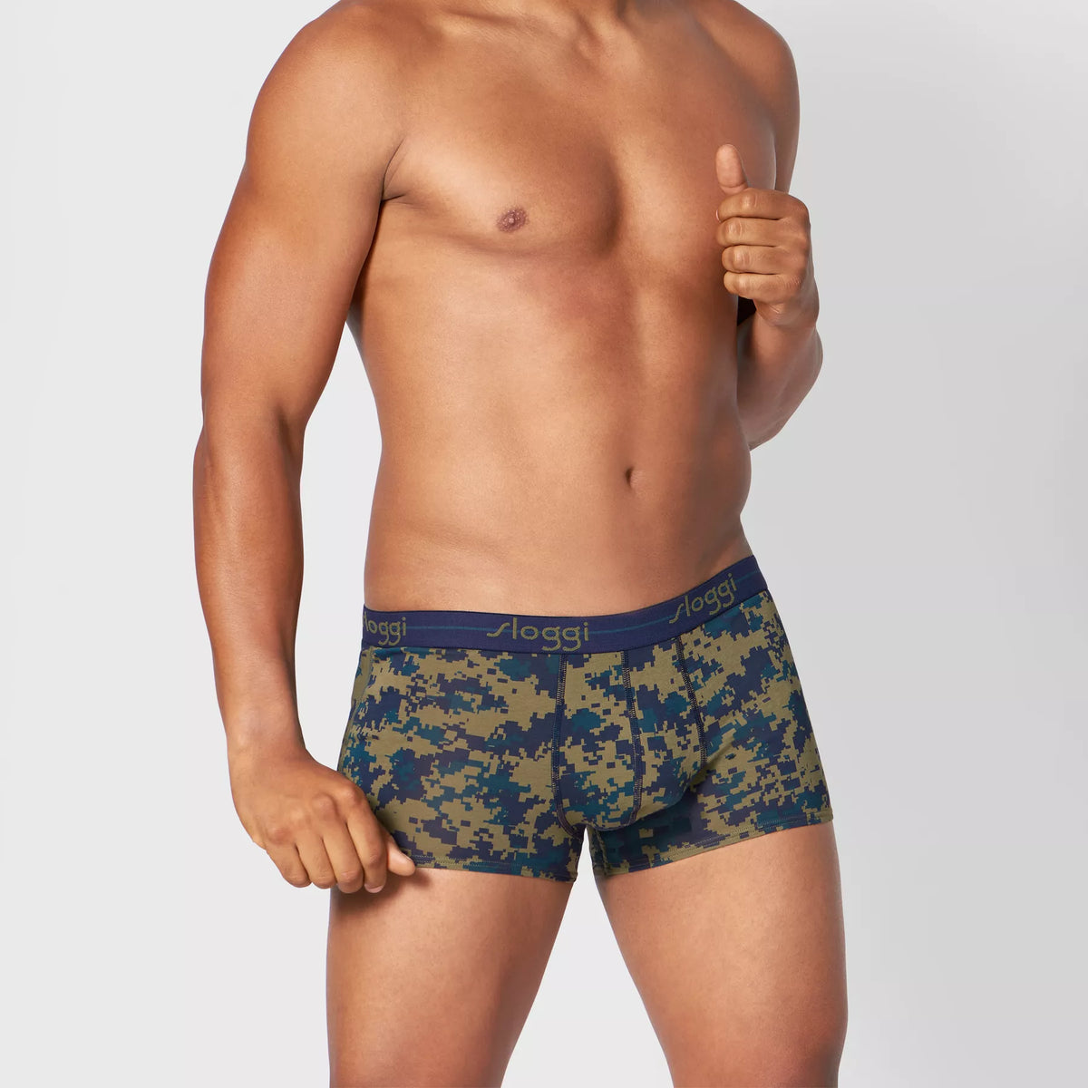 Boxer uomo sloggi short hipster 2 pezzi