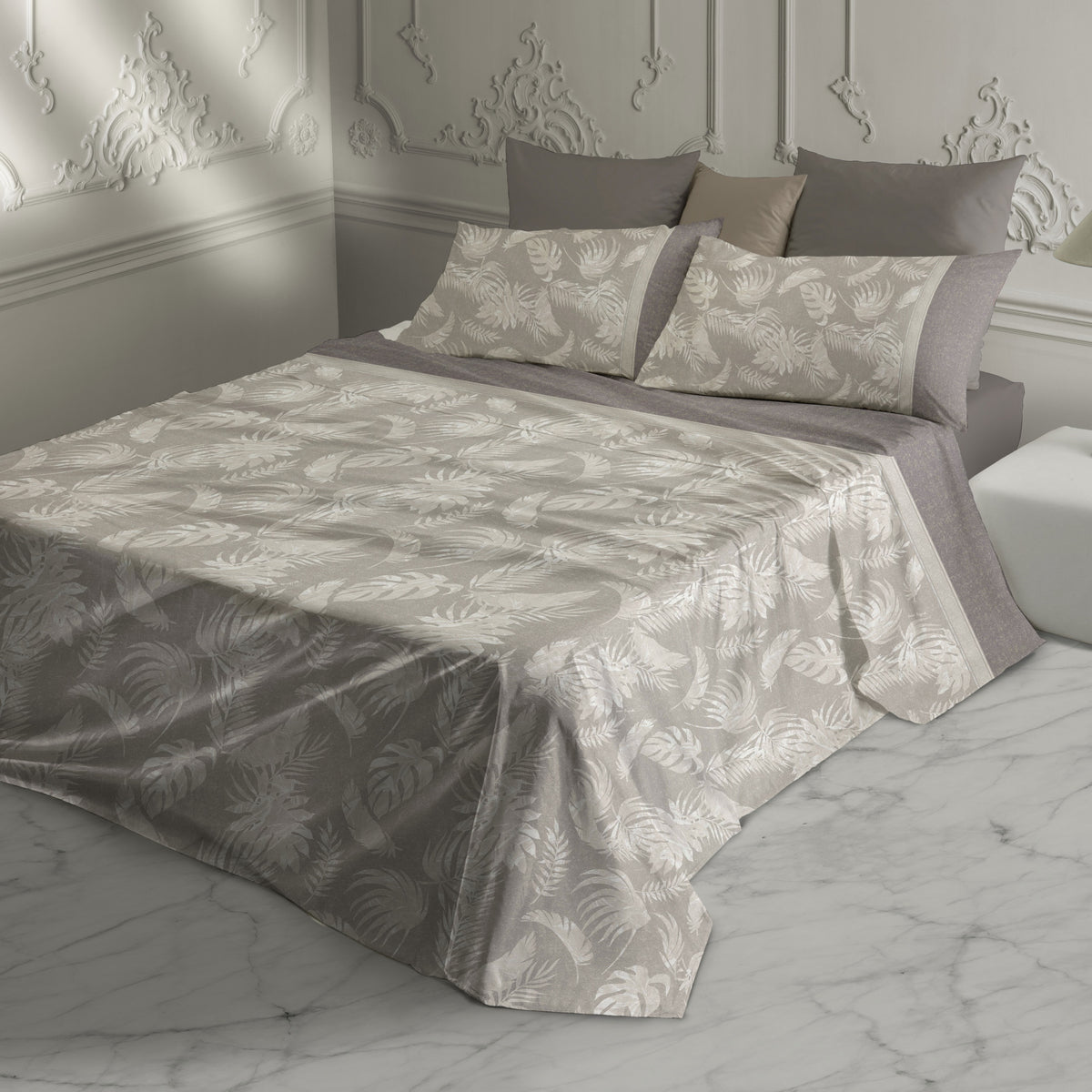 Completo letto matrimoniale 100% cotone Laura Biagiotti Odeon