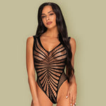 Sexy body Obsessive B132 traforato perizoma nero
