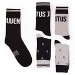 Calza corta uomo Juventus B2JU010 caldo cotone 4 pz