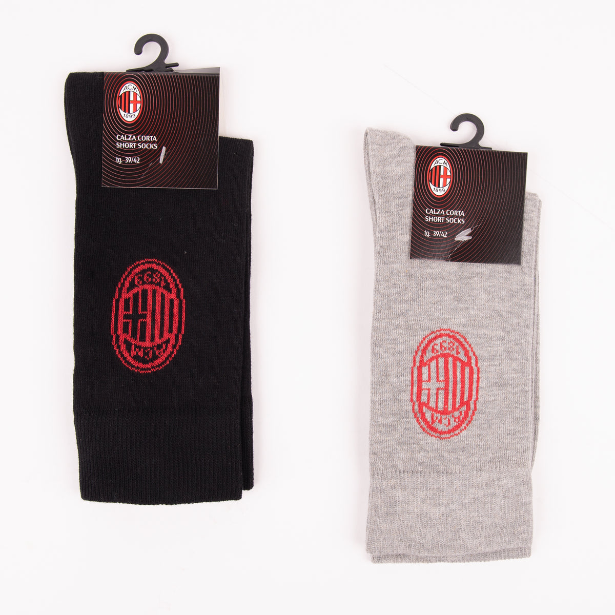 Calza corta uomo Milan B2MI004 caldo cotone 2 paia