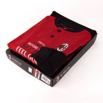 Pigiama tuta uomo Milan serafino caldo cotone B2MI14115 rosso