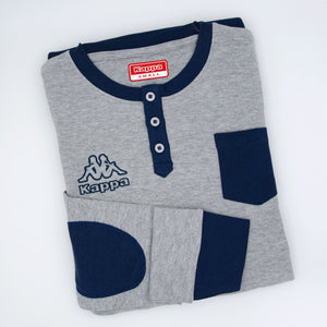Pigiama uomo Kappa 20507 caldo cotone con toppe