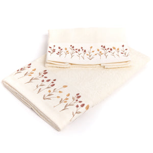 Set asciugamani viso + ospite Sommaruga BA9006 spugna dis 2 latte