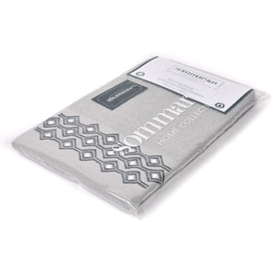 Set asciugamani viso + ospite Sommaruga BA9006 dis.4 grigio