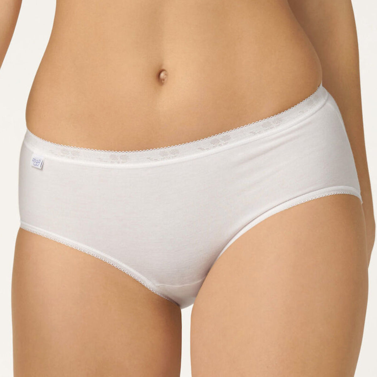 Slip donna Sloggi midi cotone elasticizzato 4 pezzi
