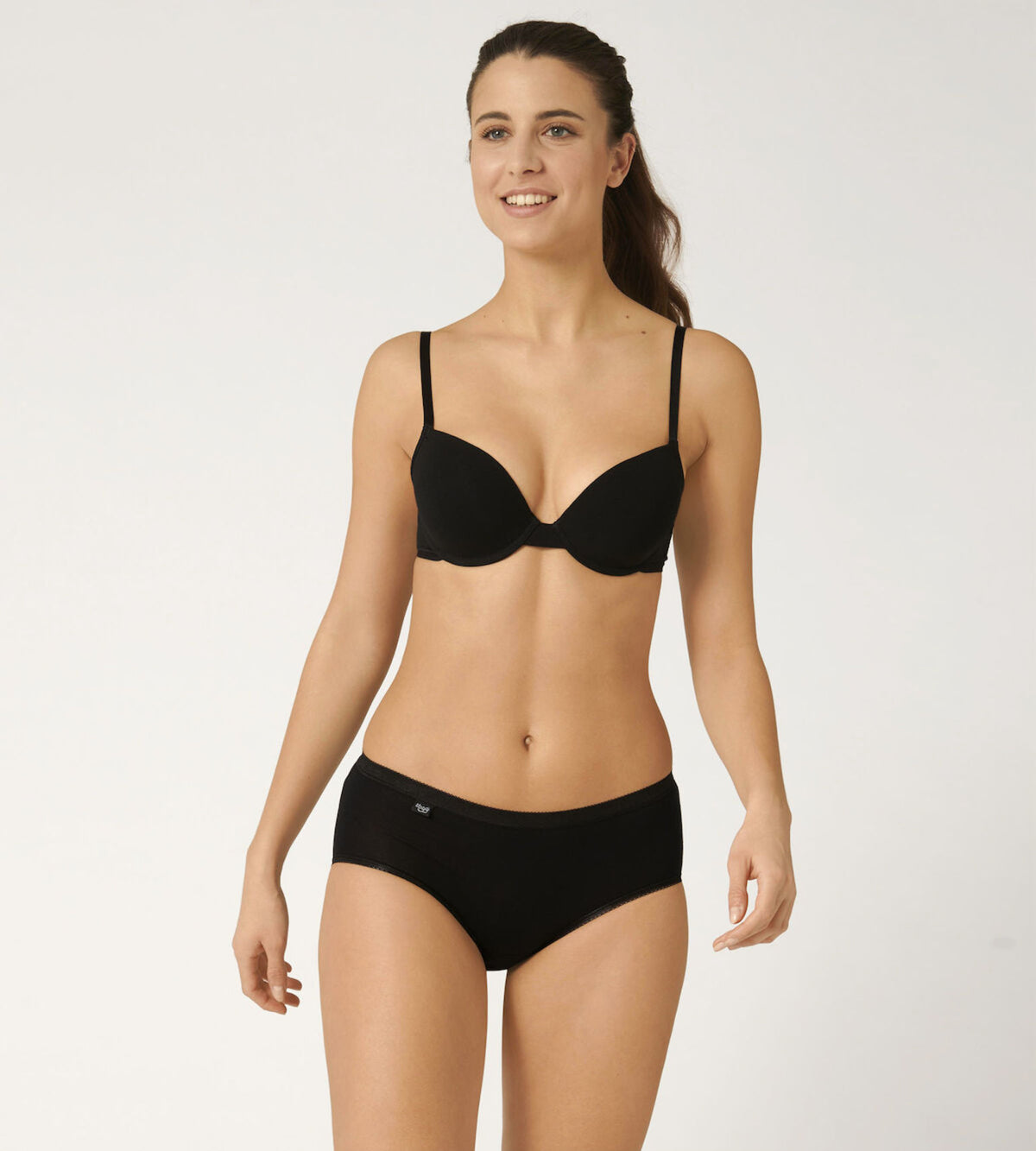 Slip donna Sloggi midi cotone elasticizzato 4 pezzi