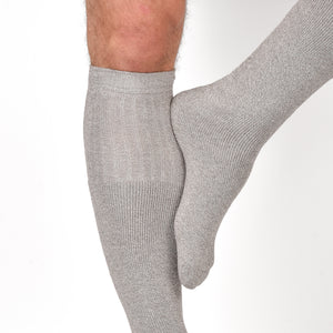 Calze Basket lungo tinta unita Made in Italy Cotone Prisco 3 paia