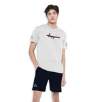 Pigiama uomo ragazzo Kappa KMS22832 100% cotone grigio chiaro melange