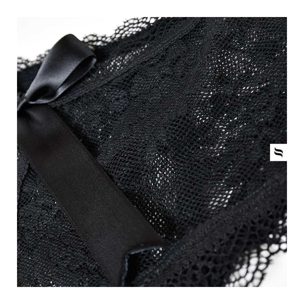 Sexy reggicalze cavallo e retro aperto Obsessive Behindy garter belt