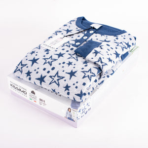 Pigiama donna punto milano stelle cobalto Biancaluna D2531
