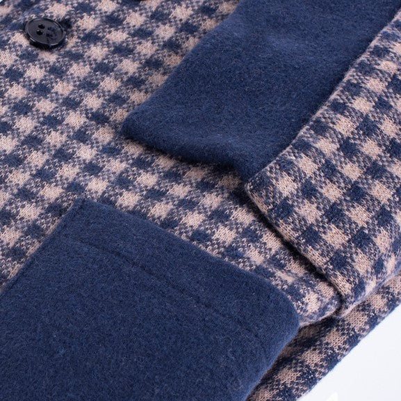 Pigiama uomo invernale Biancaluna U1524 punto milano blu