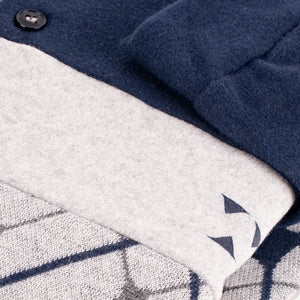 Pigiama uomo invernale Biancaluna U1543 punto milano blu