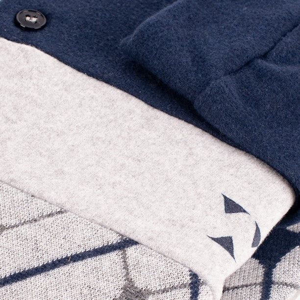 Pigiama uomo invernale Biancaluna U1543 punto milano blu