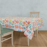Tovaglia Sommaruga Biki cotone Loneta stampata beige var E